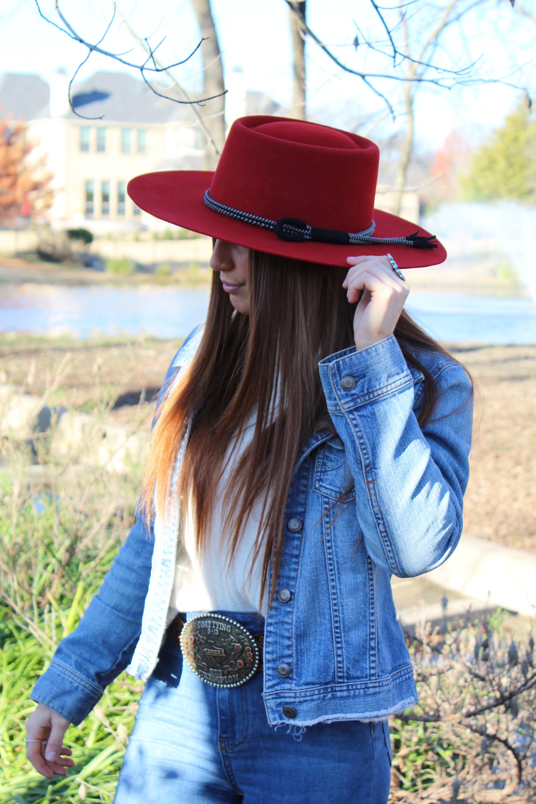 Sky Blue Gambler Hat  Gambler hat, Country style outfits, Cowgirl
